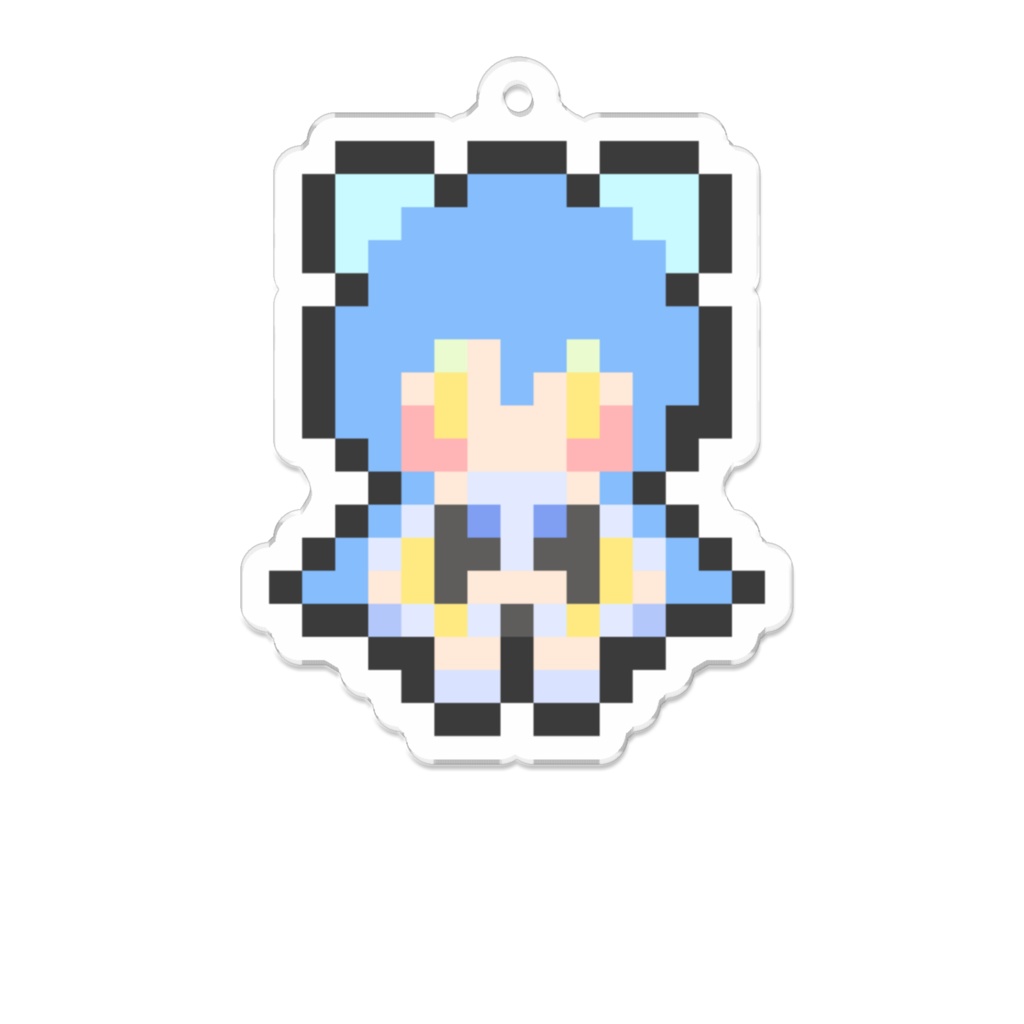 【再販】M17-t0ユニカ｜ドットイラストアクリルキーホルダー