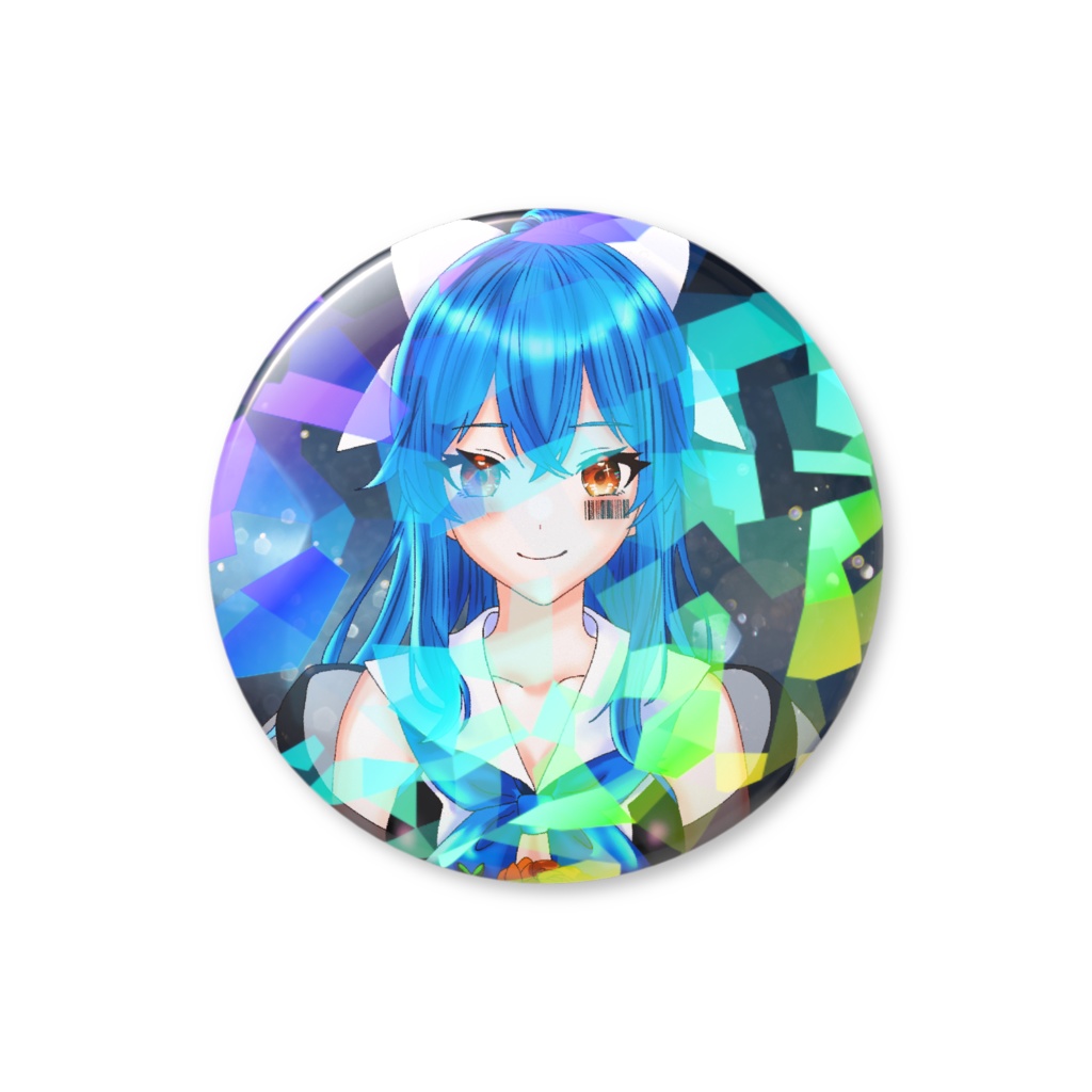 【M17-t0ユニカ】卒業イラストホログラム缶バッジ