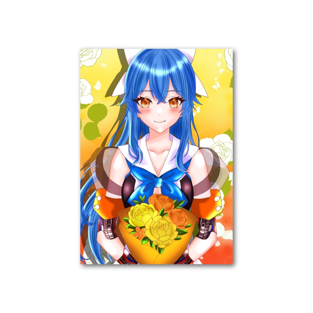 【M17-t0ユニカ】卒業イラストフォト風カード