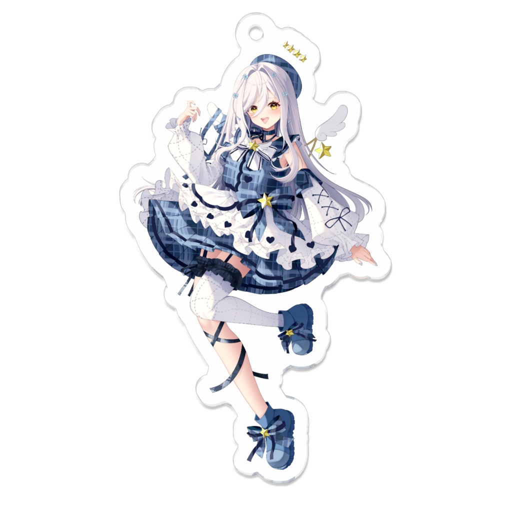 【白星エル】3周年記念限定アクリルキーホルダー