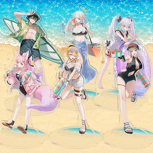限定水着イラストアクリルフィギュア