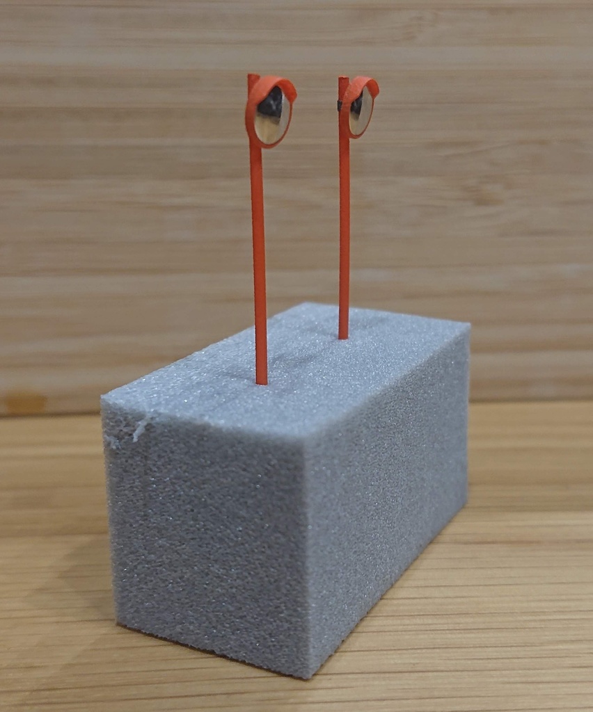 RS-001 カーブミラー Φ800 2本 【1/150 Nゲージ】