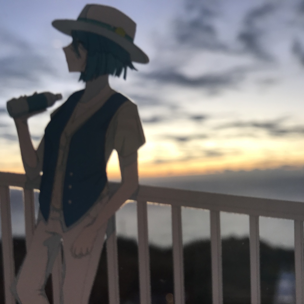 アクリルキーホルダー 店主おでかけver.