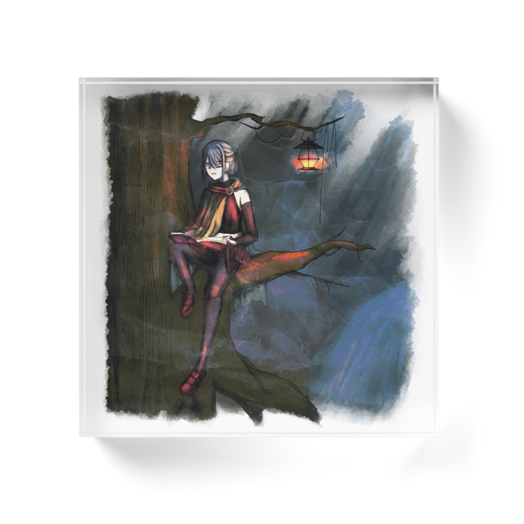 アクリルブロック - トラベラーの姿