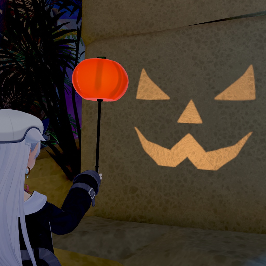 【無料】パーティクルギミック付き・かぼちゃ棒