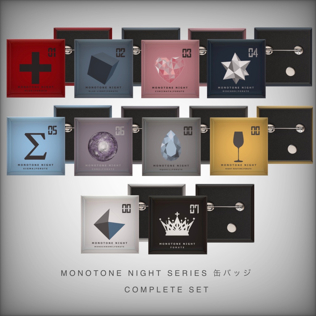 缶バッジコンプリートセット