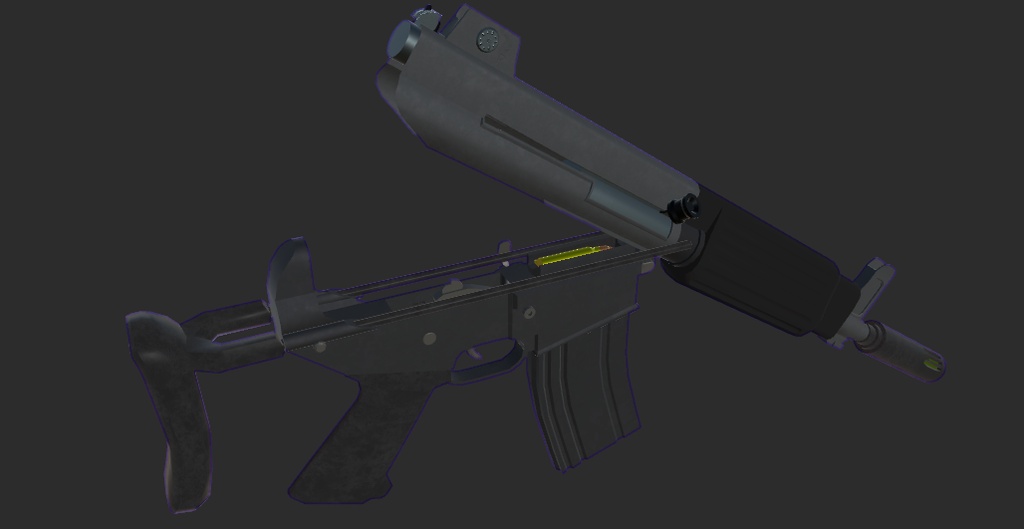 K1A submachinegun 기관단총 _v3.0