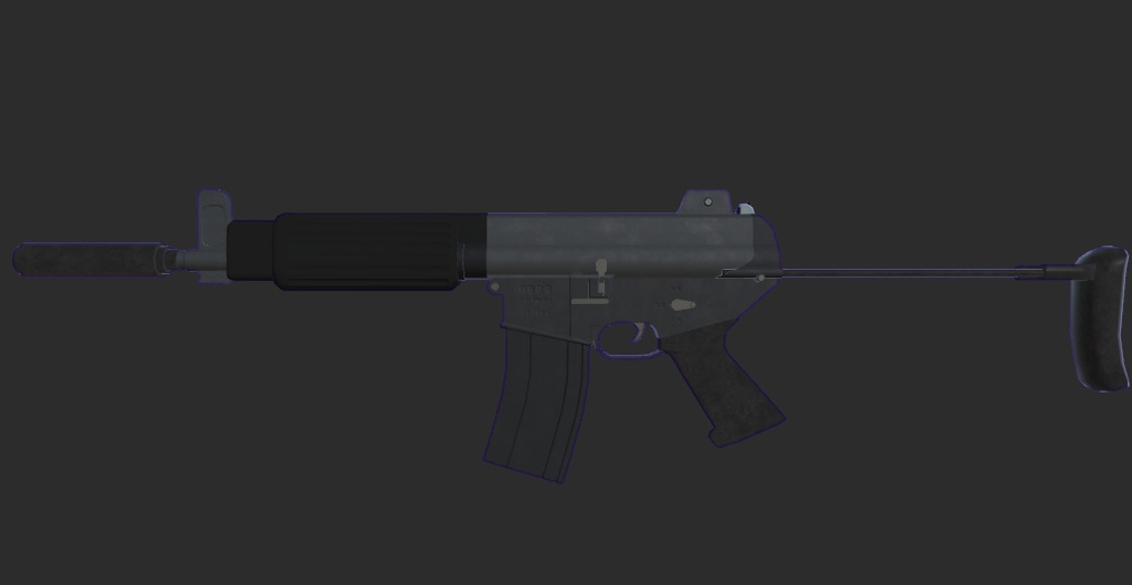 K1A submachinegun 기관단총 _v3.0