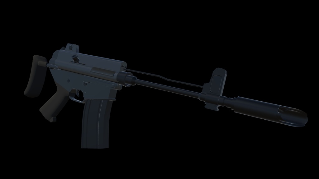 K1A submachinegun 기관단총 _v2.0