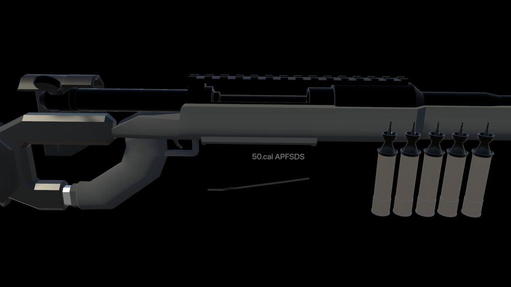 YSSL-02 .50cal APFSDS 날탄 대물저격소총