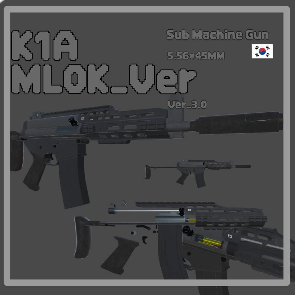 K1A MLOK_ver SubMachineGun