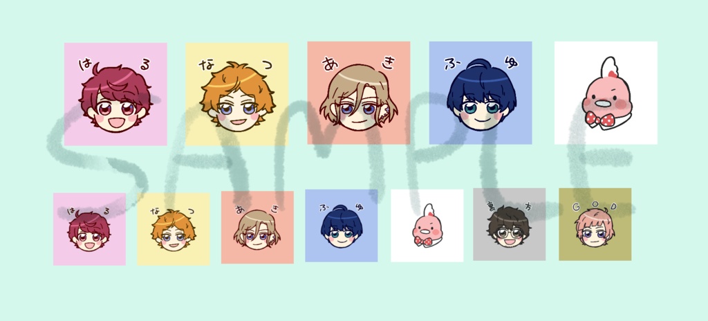 推し活シール(大/小)