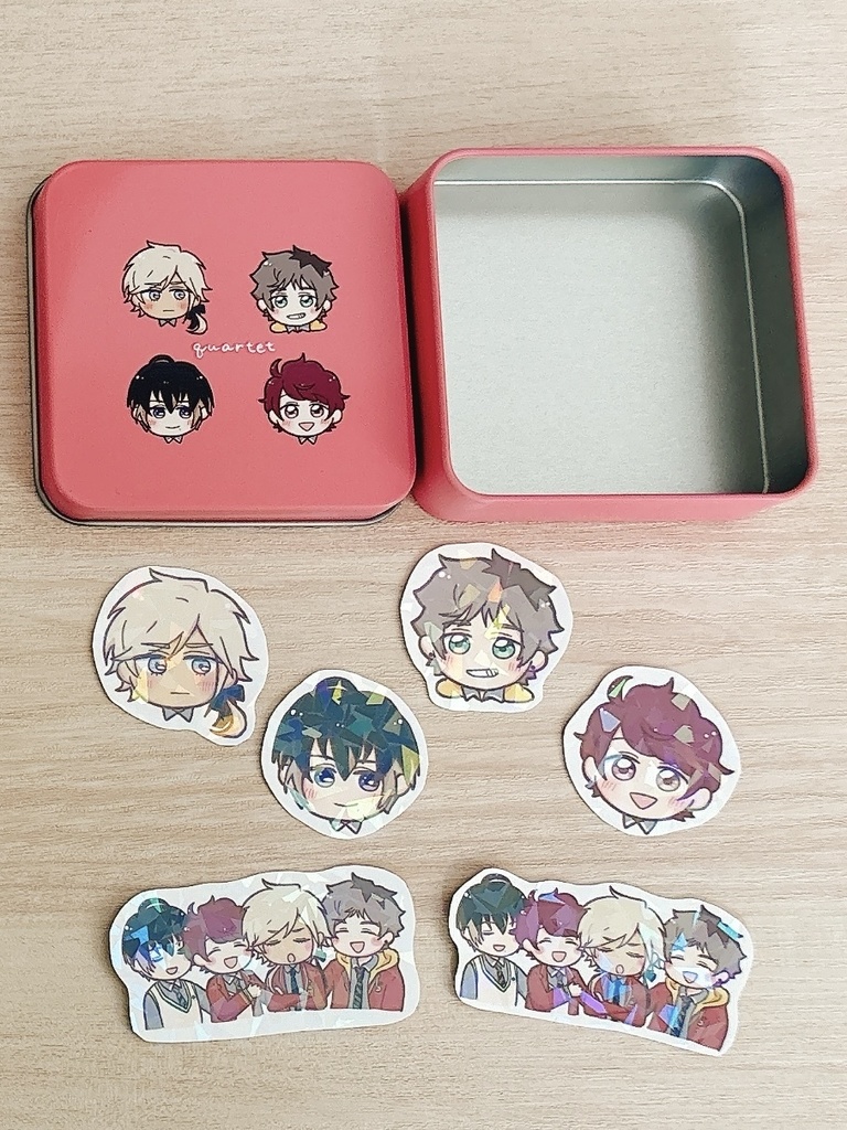 シール缶(god/spring/quartet)