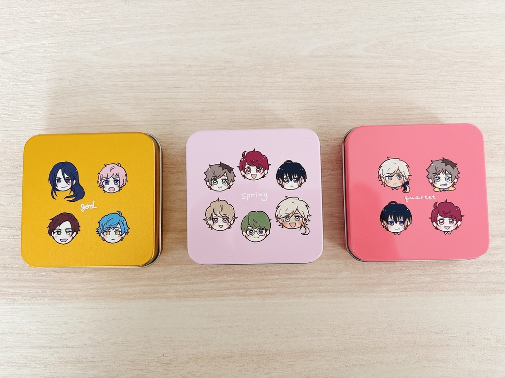 シール缶(god/spring/quartet)