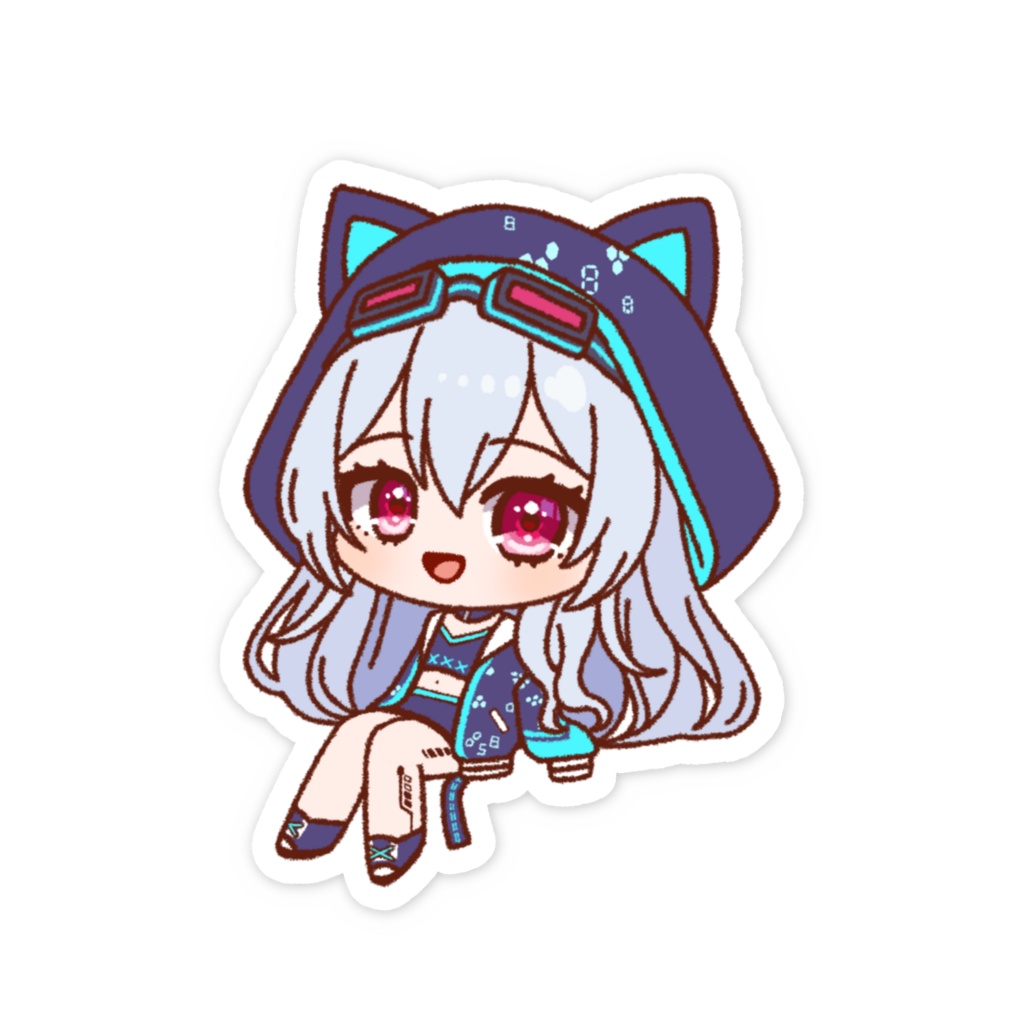 憂井悠スマホステッカー