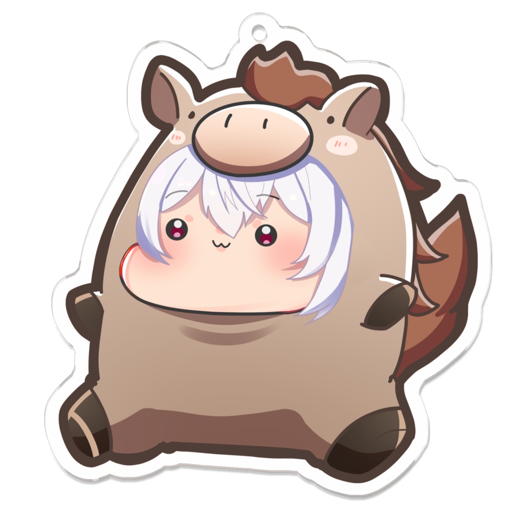 憂井悠お馬さんverアクリルキーホルダー