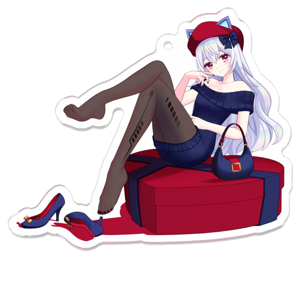 憂井悠デート服verアクリルキーホルダー