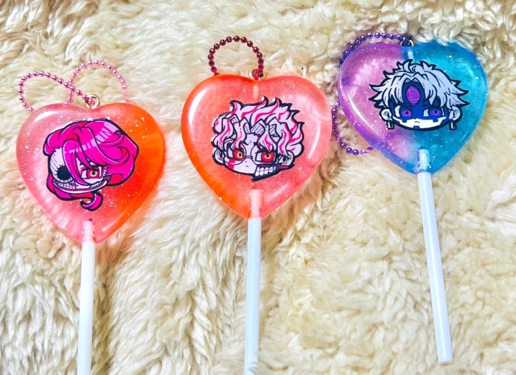 変身組ペロキャンキーホルダー