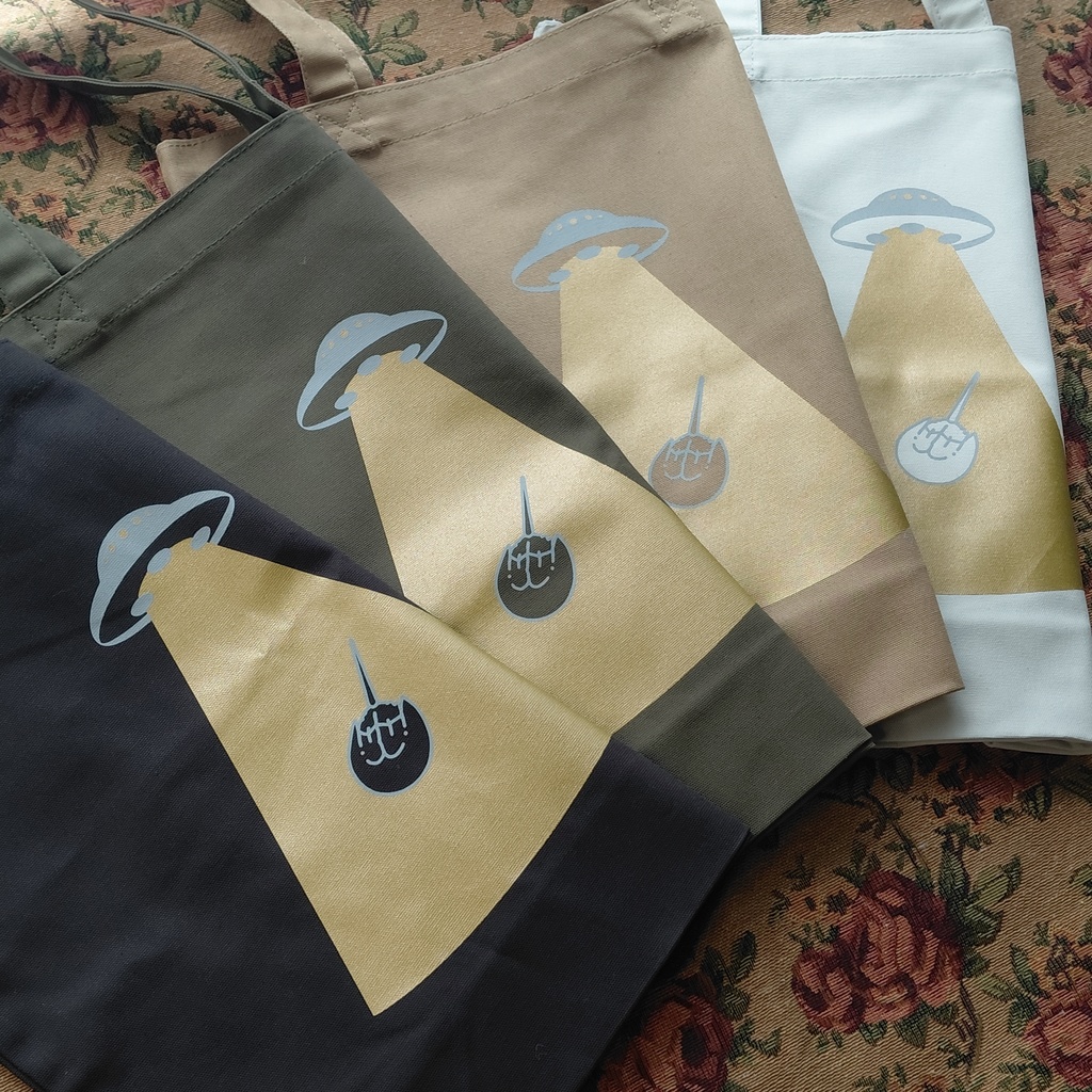 新・キャトルミューティレーションカブトガニトートバッグ