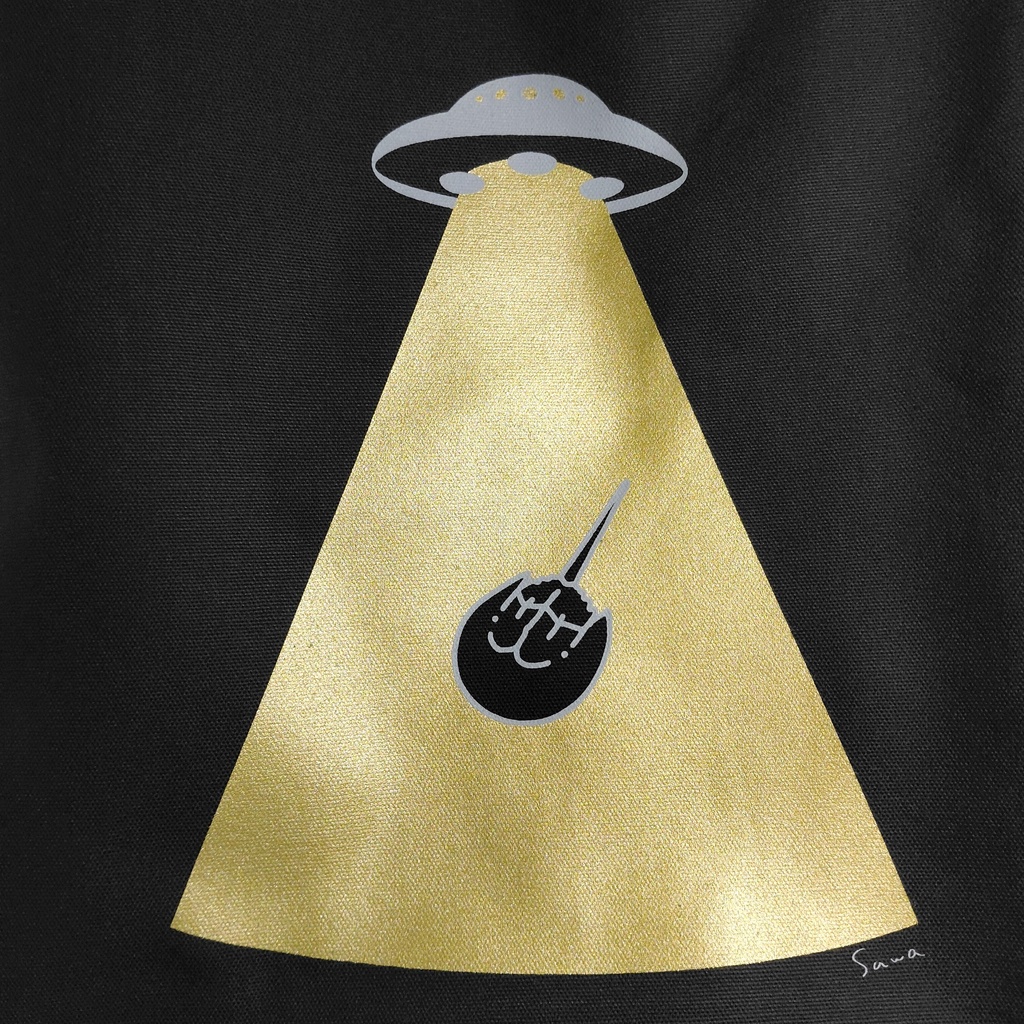 新・キャトルミューティレーションカブトガニトートバッグ