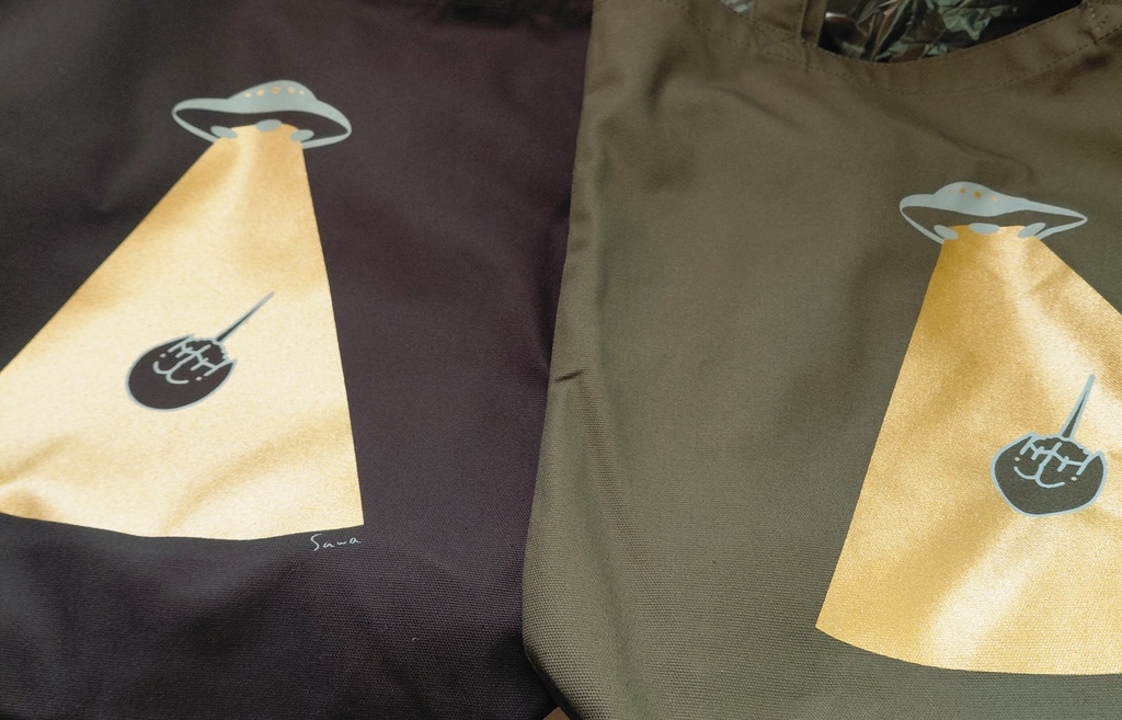 新・キャトルミューティレーションカブトガニトートバッグ