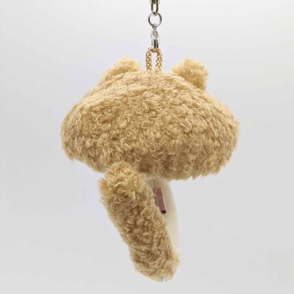 動物キノコキーホルダー 【ねこキノコ・コロッケみたいな子】