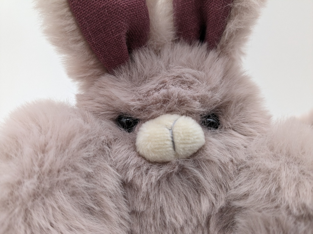 頼りがいある動物たちのぬいぐるみ キーホルダー 【うさぎ】