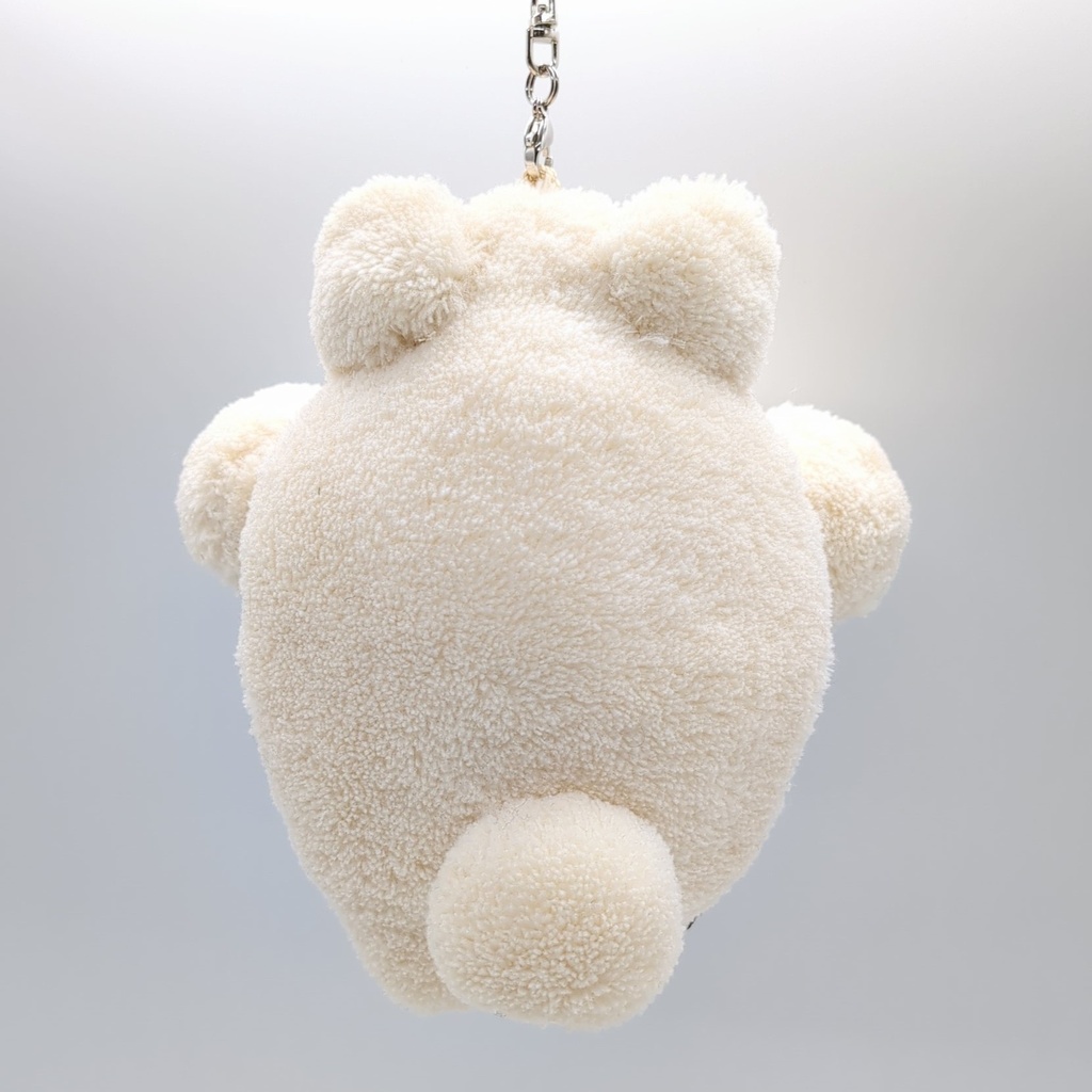 頼りがいある動物たちのぬいぐるみキーホルダー【シロクマ、ヒツジ、カエル】