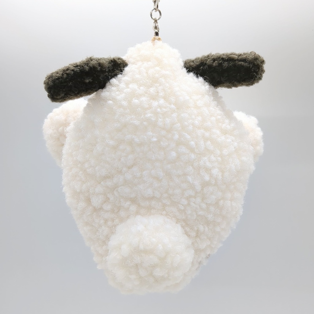 頼りがいある動物たちのぬいぐるみキーホルダー【シロクマ、ヒツジ、カエル】
