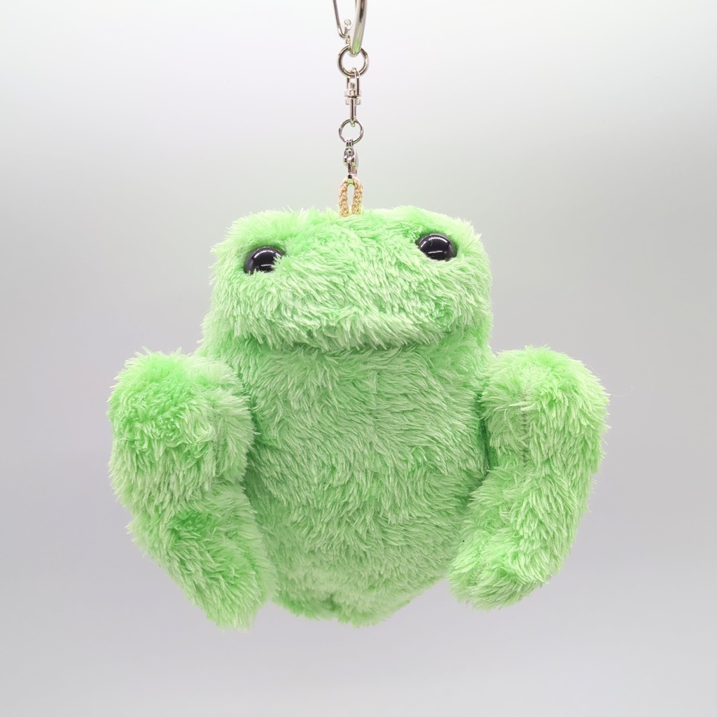 頼りがいある動物たちのぬいぐるみキーホルダー【シロクマ、ヒツジ、カエル】