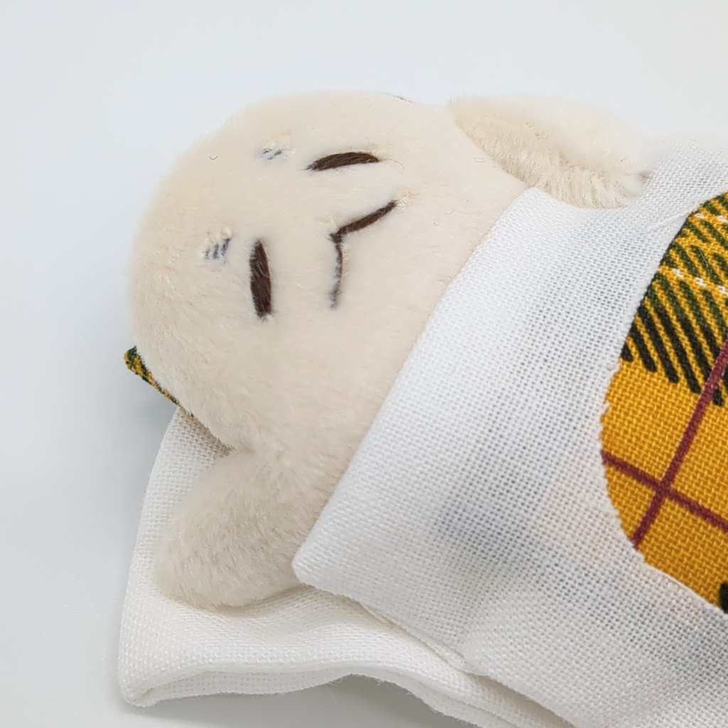 おふとんブローチ【アザラシ】