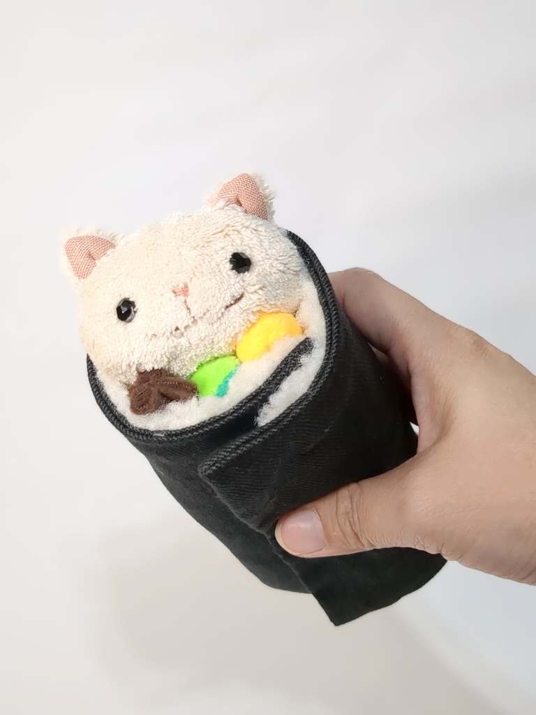巻きずしネコちゃんぬいぐるみ
