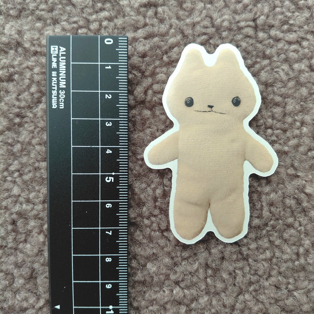 気だてのよいネコちゃんステッカー