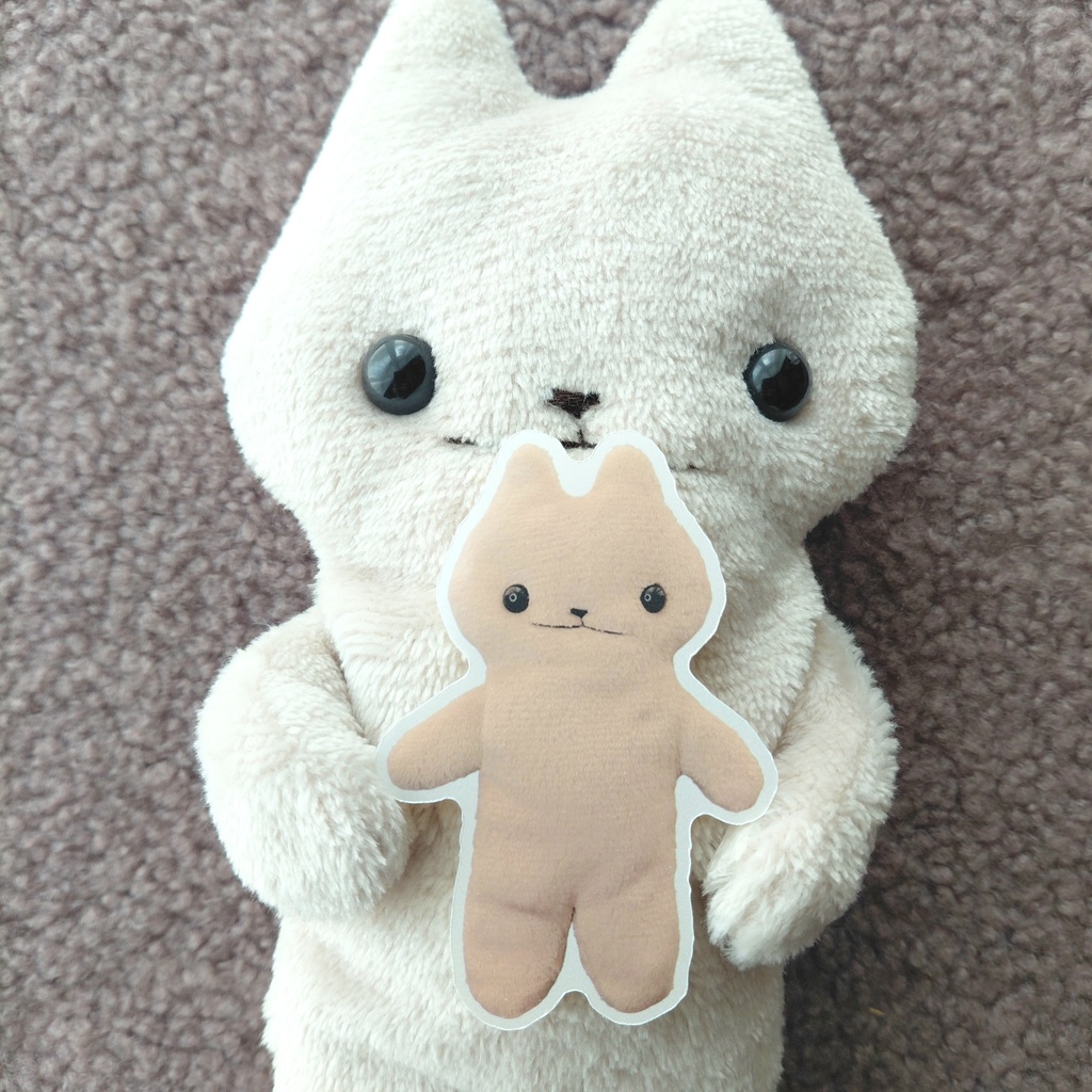 気だてのよいネコちゃんステッカー