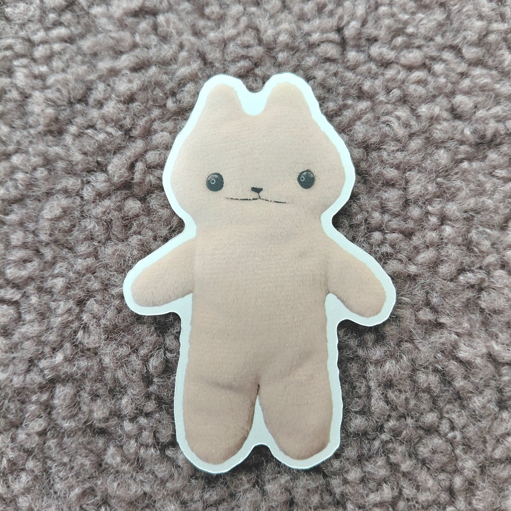 気だてのよいネコちゃんステッカー