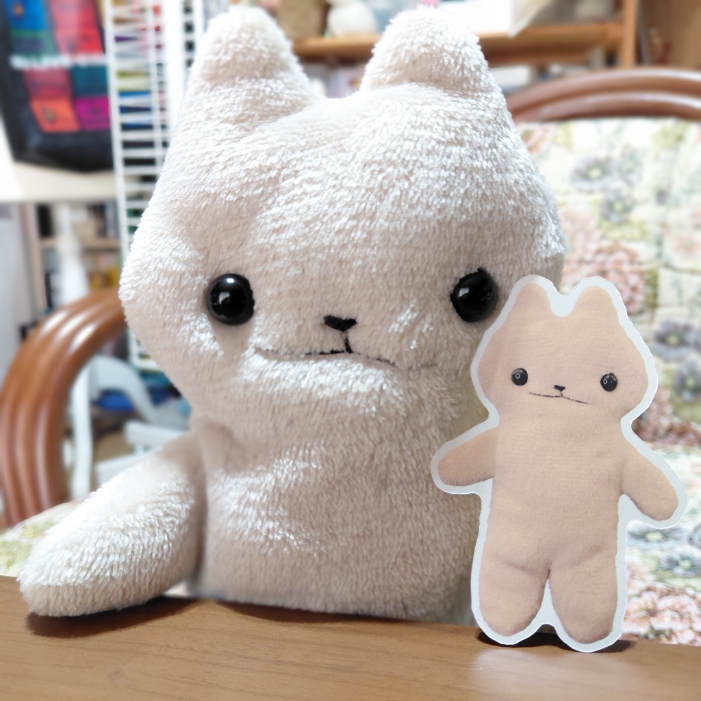 気だてのよいネコちゃんステッカー