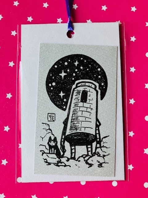 猫住みゴーレム4（名刺サイズ）  