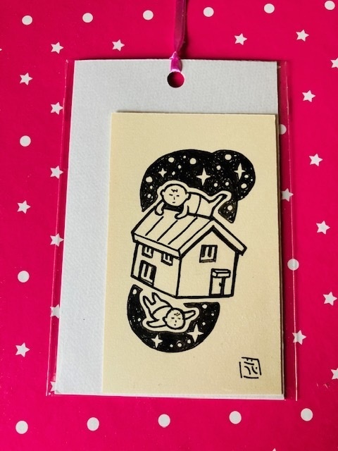 星と赤ちゃんとマイハウス（名刺サイズ原画