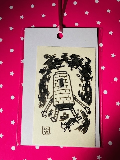 猫住みゴーレム９（名刺サイズ原画