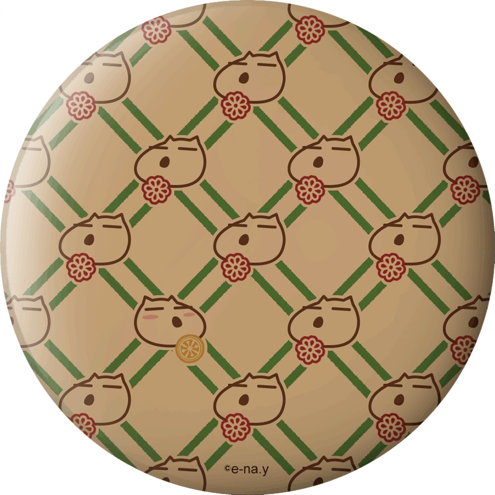 カピバラ缶ミラー