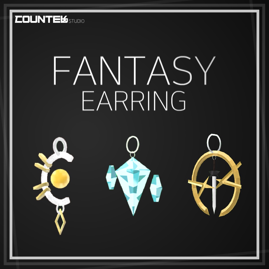 【PB, Maya】 ファンタジーピアス Fantasy Earring