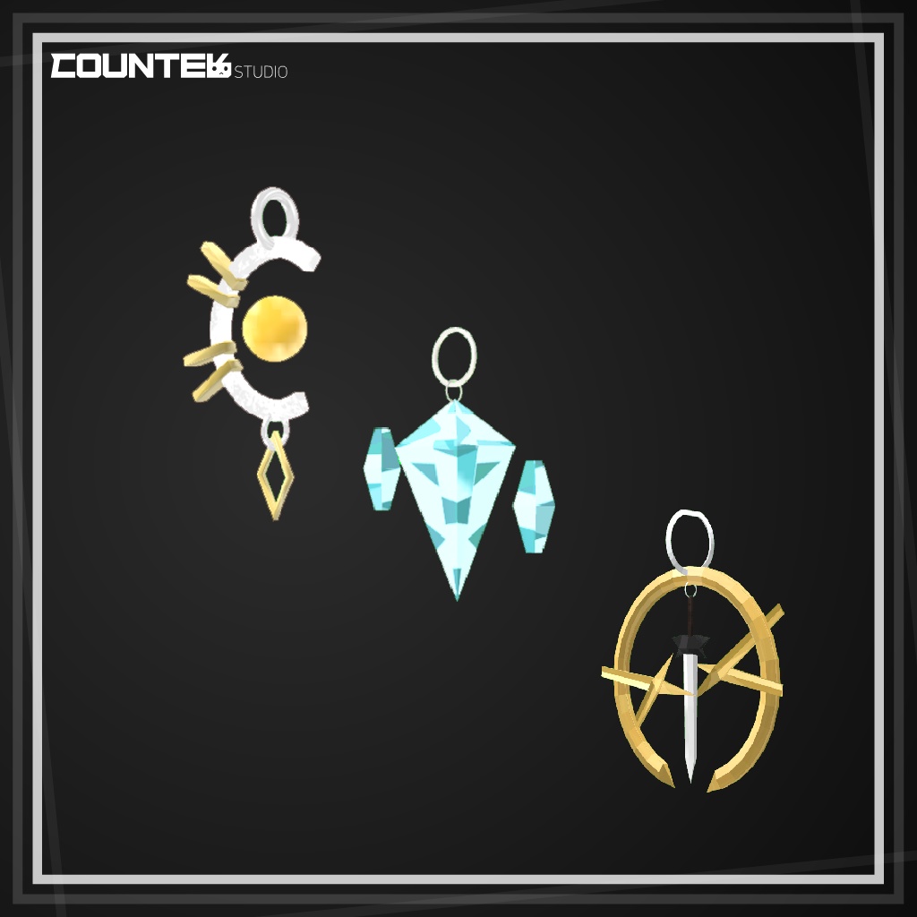 【PB, Maya】 ファンタジーピアス Fantasy Earring