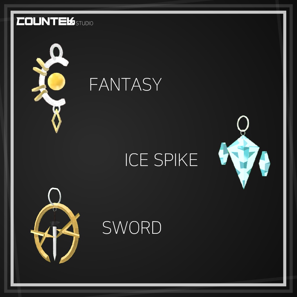 【PB, Maya】 ファンタジーピアス Fantasy Earring