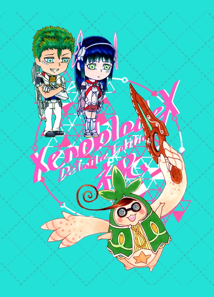 ゼノブレイドクロスお祝いポストカード