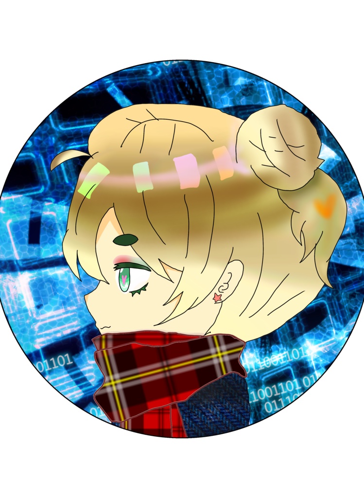 お団子ちゃんTシャツ※ライトブルー