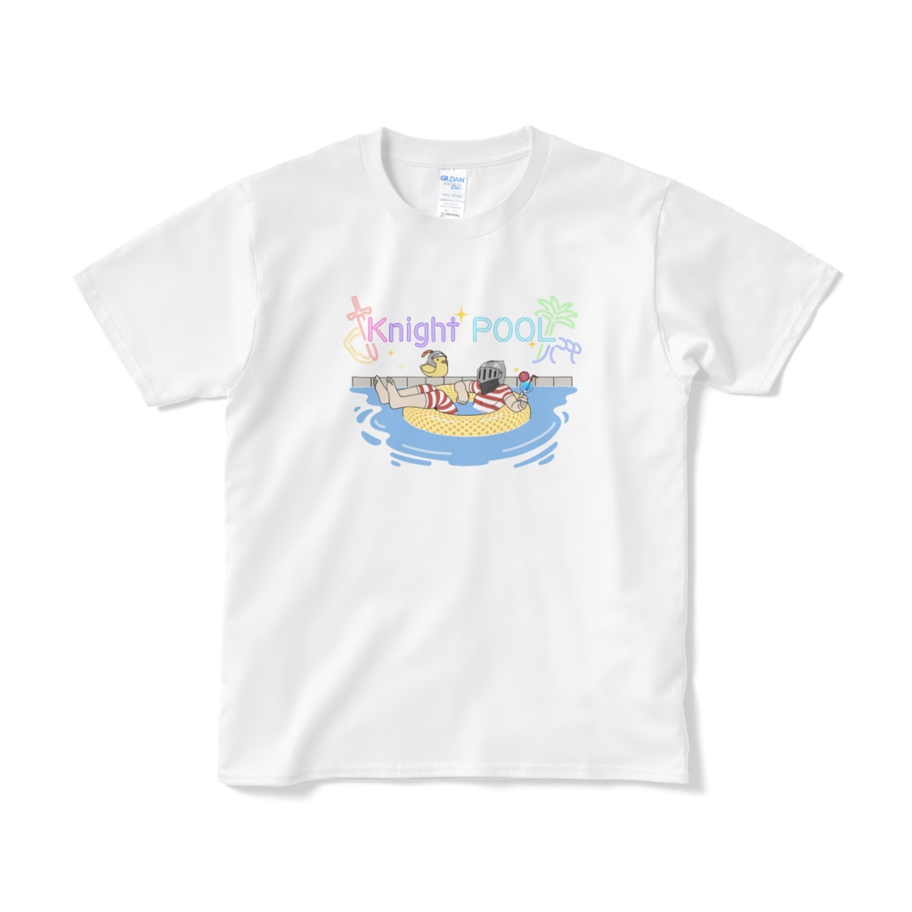 Tシャツ-Knight POOL(白)-