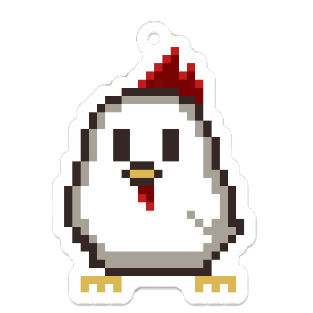 ニワトリのキーホルダー(ピーピードゥードゥルズ、ニワ)