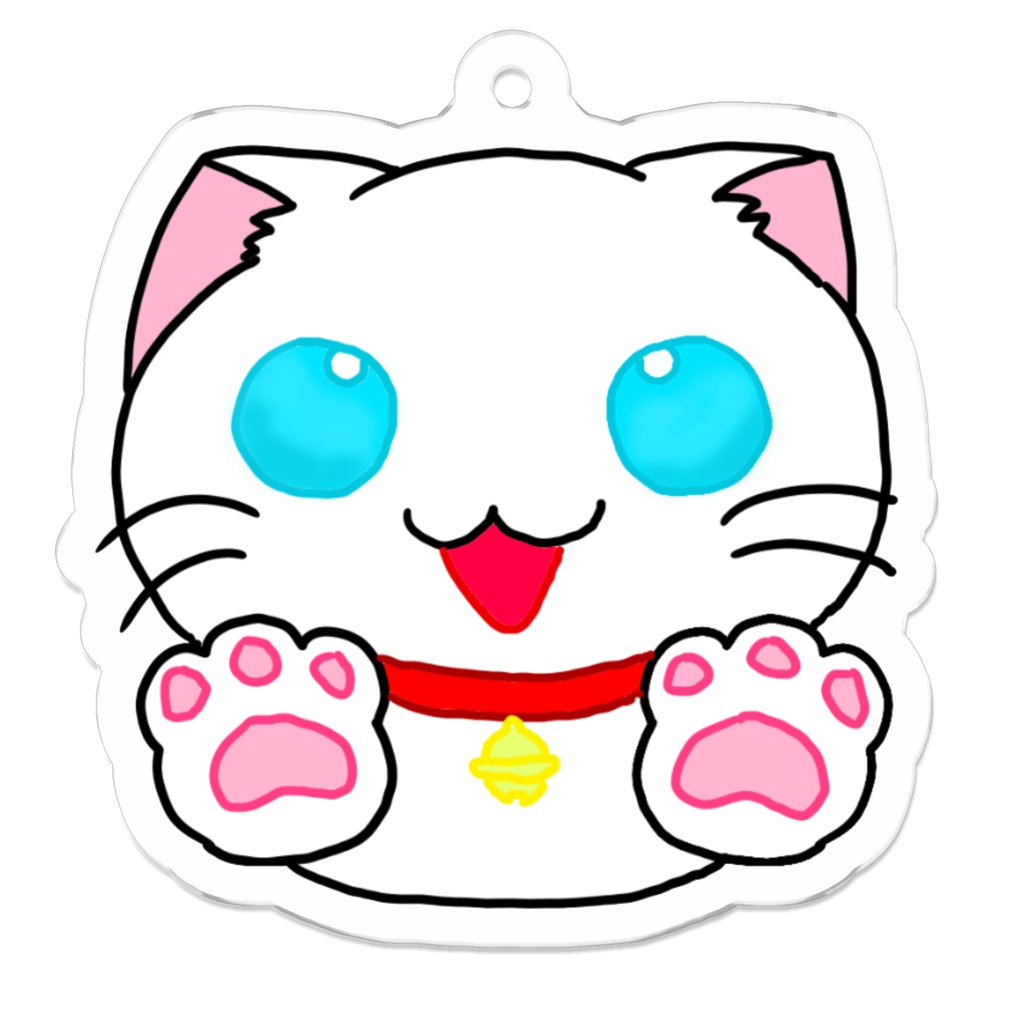 飛びつくにゃんこキーホルダー
