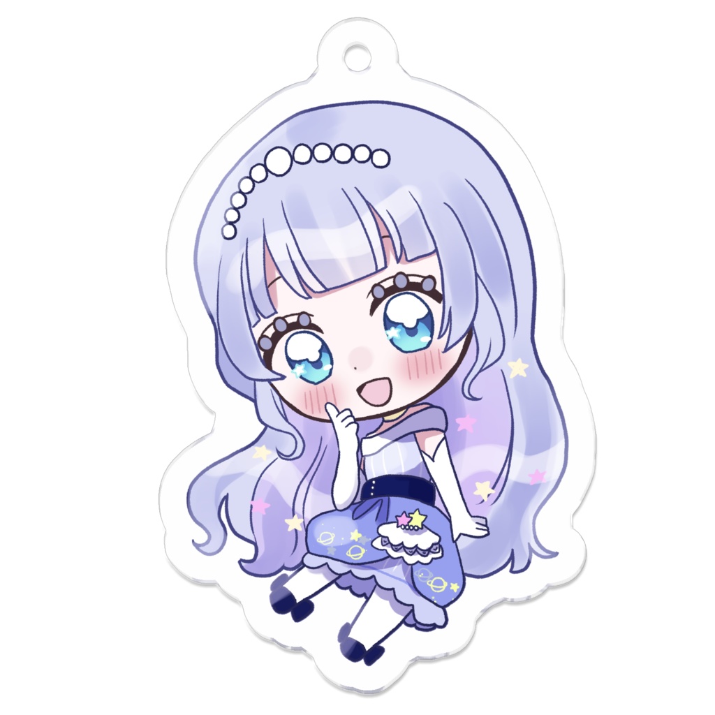 星ヶ咲まりぃ アクリルキーホルダー【ドレス】
