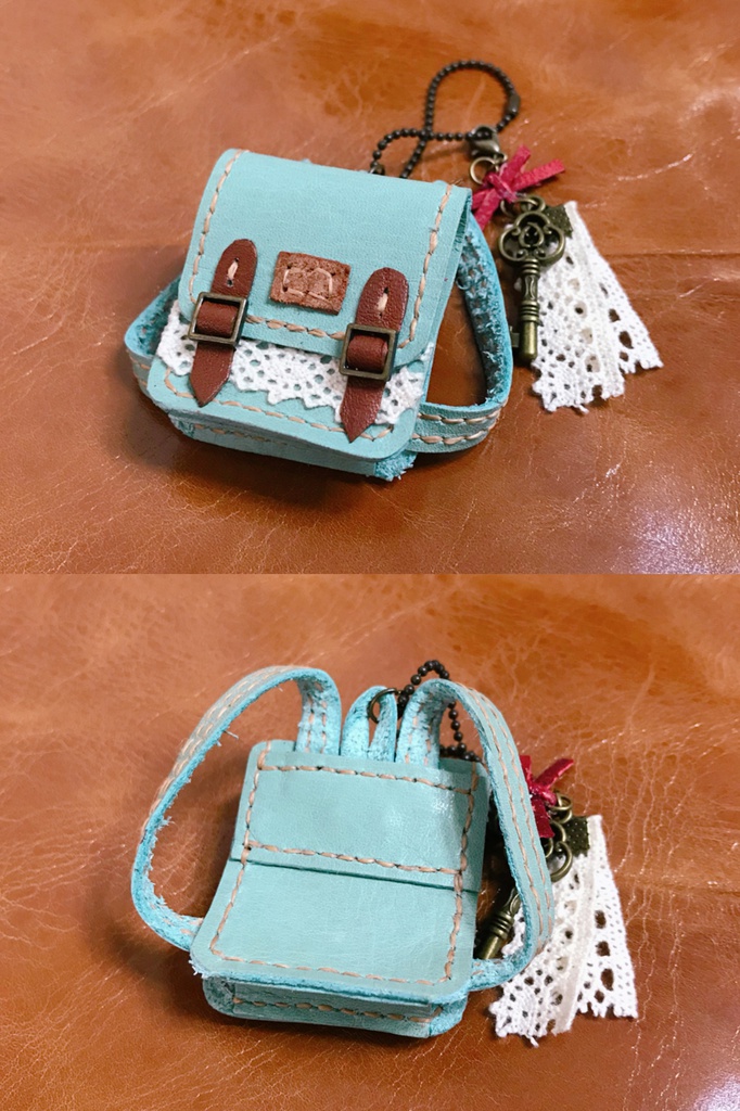 【本革】リュック型コードホルダー【オリジナルデザイン】